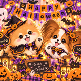 🎃くるみとベガのハロウィンパーティー！準備から大はしゃぎの楽しい一日🐶👻